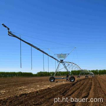 Sistema de irrigação de pivô central de rodas agrícola